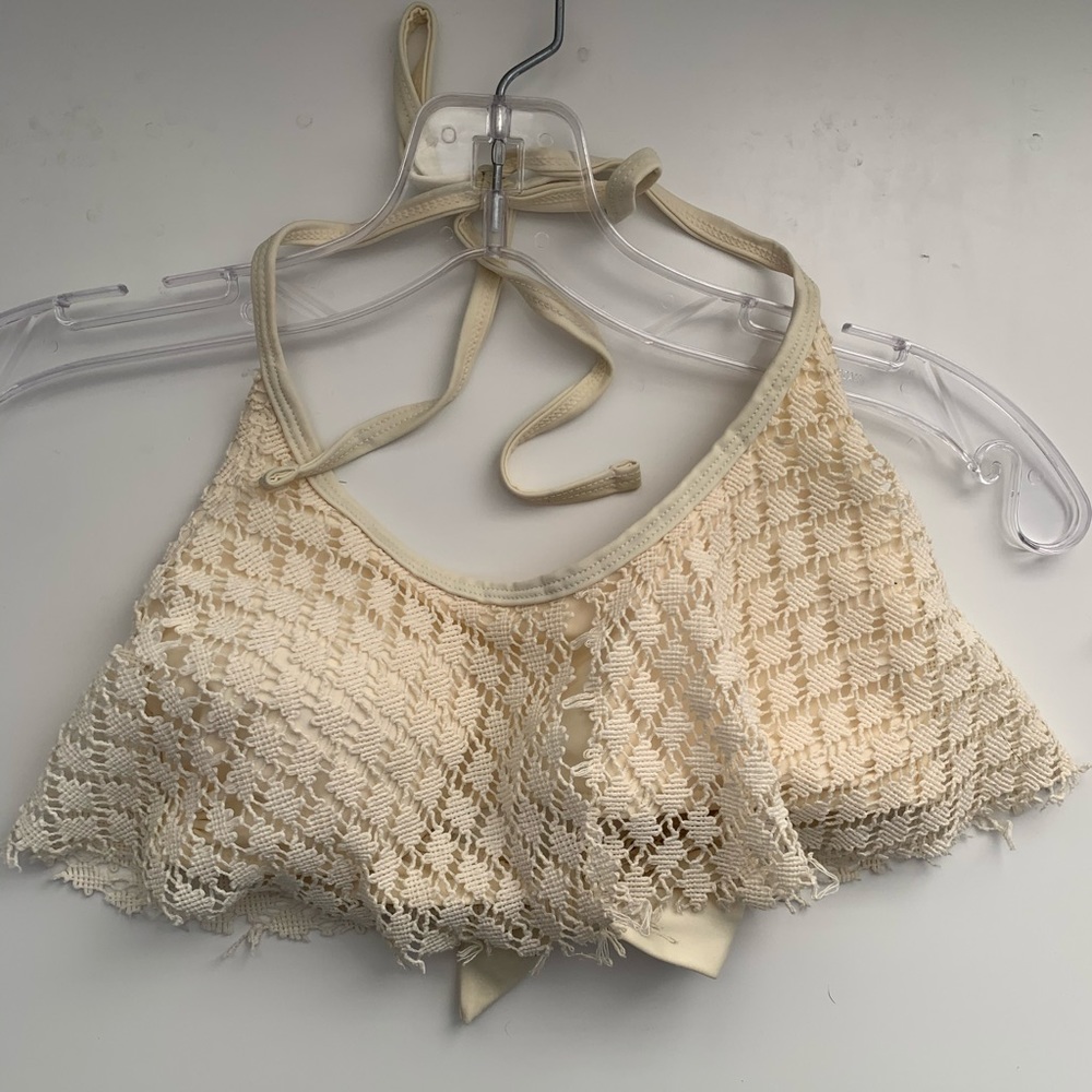 Off white swimsuit top